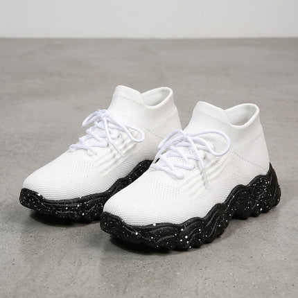 Svarta Comfort Pro-sneakers, sidovy - Amstedt Co