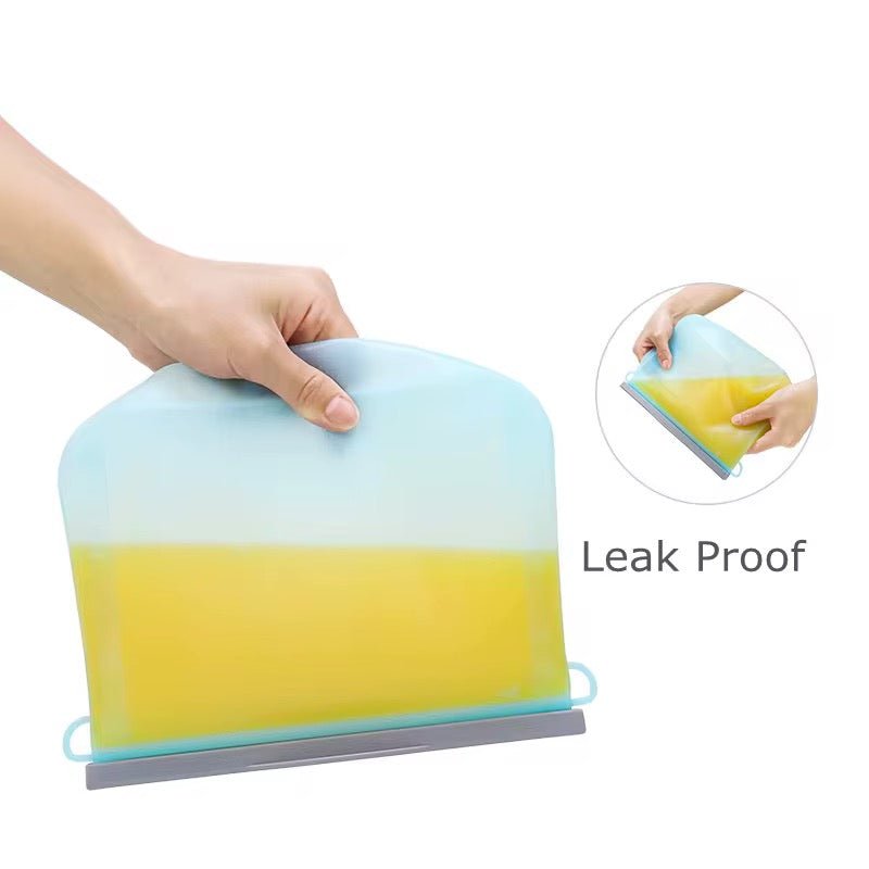 FreshSeal™ Återanvändbara Silikonpåsar – Lufttäta & BPA - fria - Amstedt Co